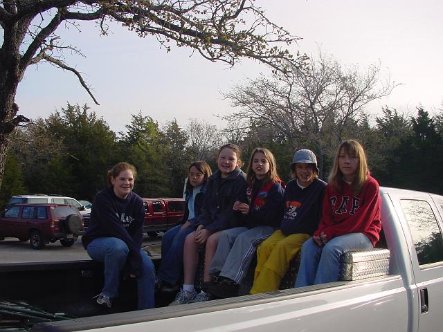 Going to Chapel Meredith, Amelia, Stephanie, Jessica,Caitlin, Amber 1.JPG